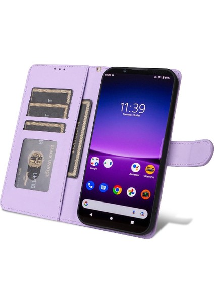 Sony Xperia 1 Iv Için Flip Case Darbeye Kapak Basit Iş Durum (Yurt Dışından)