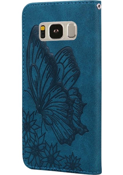 Samsung Galaxy S8 Kickstand Koruyucu Deri Cüzdan ile Büyük Kılıf (Yurt Dışından) fırsatları