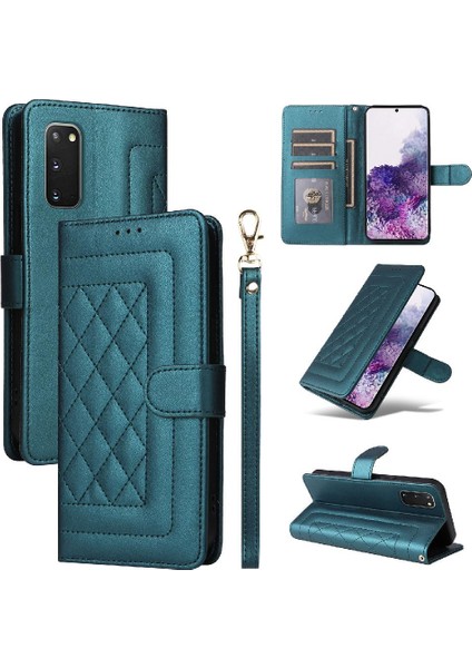 Samsung Galaxy S20 Için Flip Case Basit Iş Deri Kılıf Kapak Çevirin (Yurt Dışından)