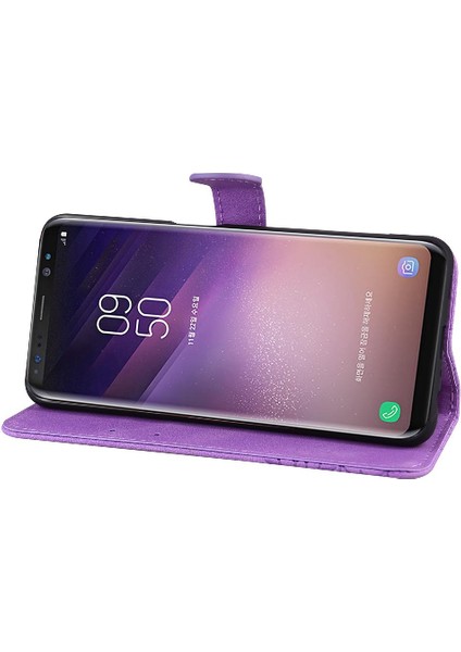 Samsung Galaxy S8 Kickstand Koruyucu Deri Cüzdan ile Büyük Kılıf (Yurt Dışından) fırsatları