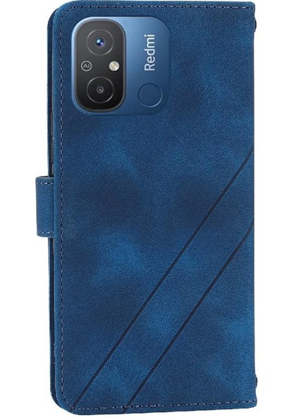 Xiaomi Redmi 10C Için Kickstand Durumda Tam Koruma Pu Deri Kayış (Yurt Dışından)