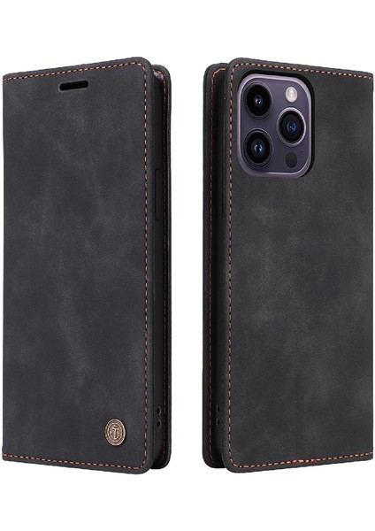 Iphone 14 Için Kılıf Pro Max Darbeye Basit Iş Kapak Çevirin Cüzdan (Yurt Dışından)