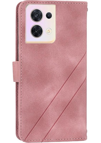 Oppo Filp 8 Pro 5g Anti Scratch Için Kickstand Durumda Tam Koruma Pu (Yurt Dışından)