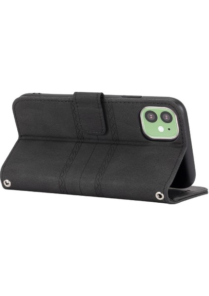 Iphone 11 Için Flip Case Pro Max Darbeye Koruyucu Manyetik Kapatma Pu (Yurt Dışından)