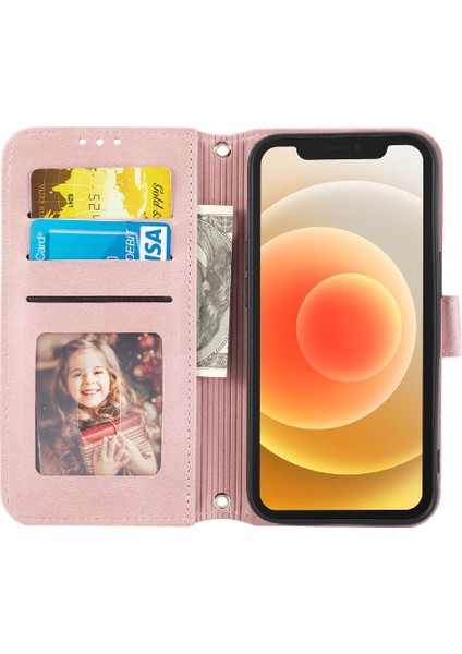 Iphone 14 Için Flip Case Pro Max Manyetik Kapatma Kickstand Pu Deri (Yurt Dışından)