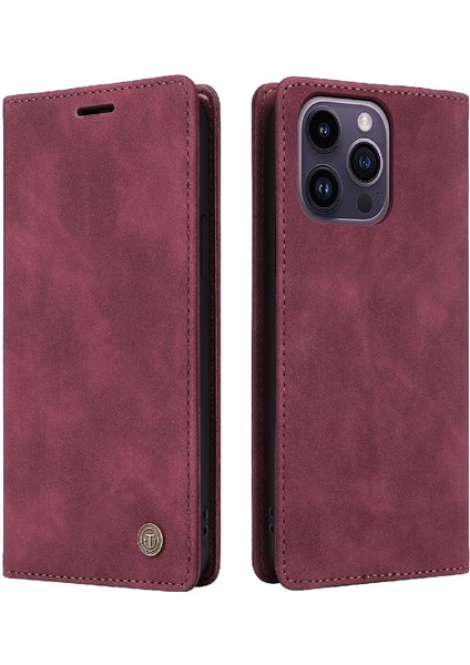 Iphone 15 Için Kılıf Pro Max Kapak Çevirin Basit Iş Deri Kılıf Cüzdan (Yurt Dışından)