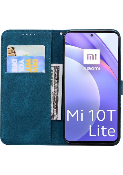 Xiaomi 10T Lite Için Kılıf Flip Telefon Kılıfı Deri Cüzdan Büyük Kelebek (Yurt Dışından) fırsatları