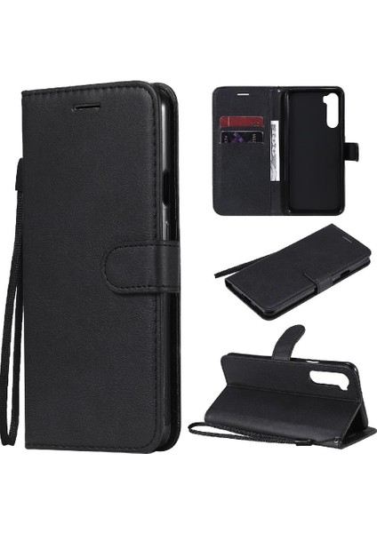 Kart Yuvası Katı ile Oneplus Nord Iş Cüzdan Telefon Kılıfı Için Flip Case (Yurt Dışından)