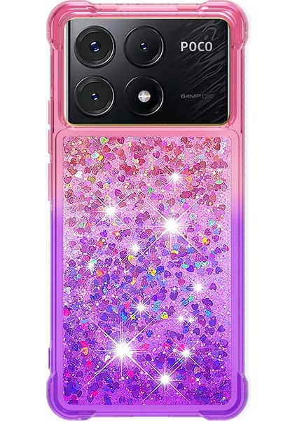 Xiaomi Poco X6 Pro Akan Sparkle Hareketli Kapak Temizle Tampon (Yurt Dışından)
