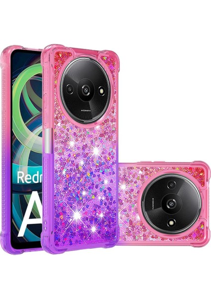 Xiaomi Redmi A3 Için Komik Bling Parlak Kristal Akan Sparkle Hareketli (Yurt Dışından)