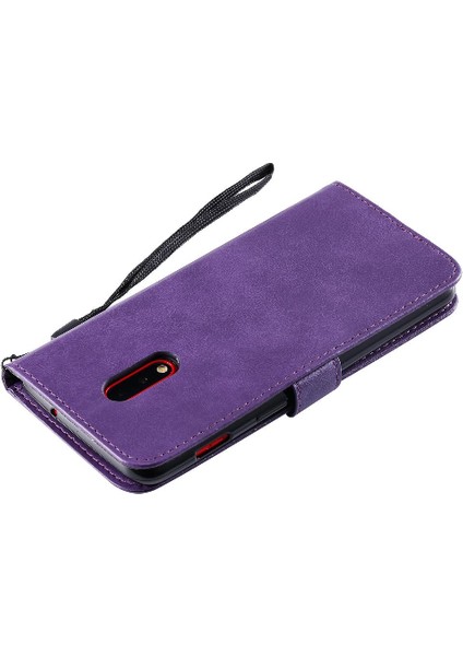 Kart Yuvası Klasik Düz Renk Yüksek Kalite ile Oneplus 7 Için Flip Case (Yurt Dışından)