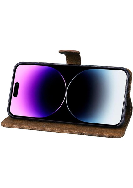 Iphone 14 Için Kılıf Pro Max Büyük Kelebek Flip Telefon Kılıfı ile Kickstand (Yurt Dışından)