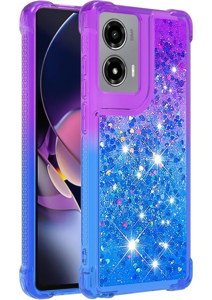 Motorola Moto G Stylus 5g Için Kılıf 2024 Komik Bling Parlak Kristal Akan (Yurt Dışından) modelleri