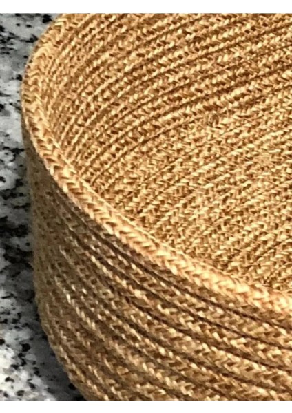 ERSU AHAT HOME DESİGN Jüt Hasır 3lü Sepet Takımı ,el Dokuma, Çok Amaçlı Sepet, Banyo ve Mutfak Organizeri Oval Sepet modelleri