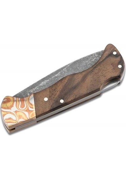 Folding Hunter Mokume Walnut Black Stonewash Çakı