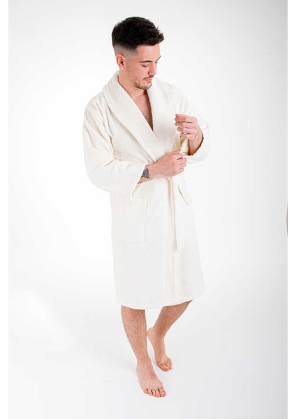 Hidrofil Soft Erkek Bornoz - Krem-Xl Beden fiyatları