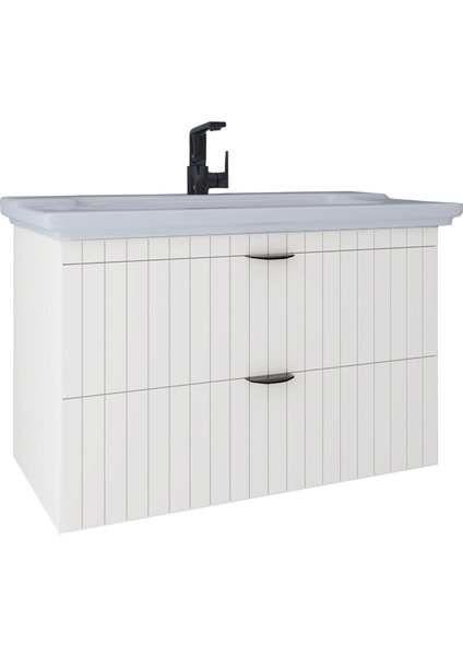 Noble 100 cm Lavabo Dolabı Bianco KB710051 modelleri