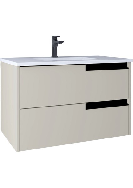 Eylül 80 cm Lavabo Dolabı Vanilla Grey KB100045 fiyatları