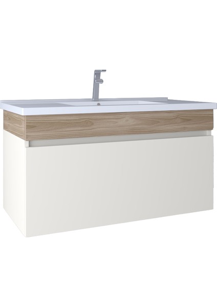 Kobos Harmony 100 cm Lavabo Dolabı Bianco KB710016