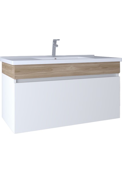 Kobos Harmony 100 cm Lavabo Dolabı Bianco KB710016