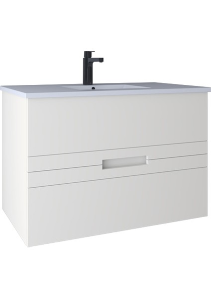 Meta 91 cm Lavabo Dolabı Bianco KB710041