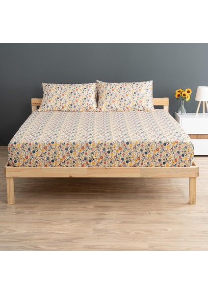| Liberty | %100 Pamuklu Çift Kişilik 160 x 200 Lastikli Çarşaf Seti