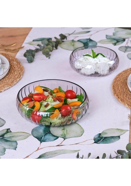 Orta boy Cam Füme Salata Kasesi