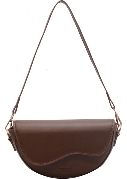 Doku Küçük Çanta Kadın Yeni Popüler Retro Yüz Eşleşen Crossbody Çanta Moda Omuz Koltuk Altı Eyer Çantası (Yurt Dışından)