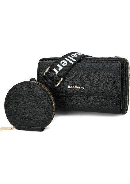 Kadın Cüzdan Crossbody Çanta Mektup Askılı Fermuar Tek Omuz Anne Çantası (Yurt Dışından)