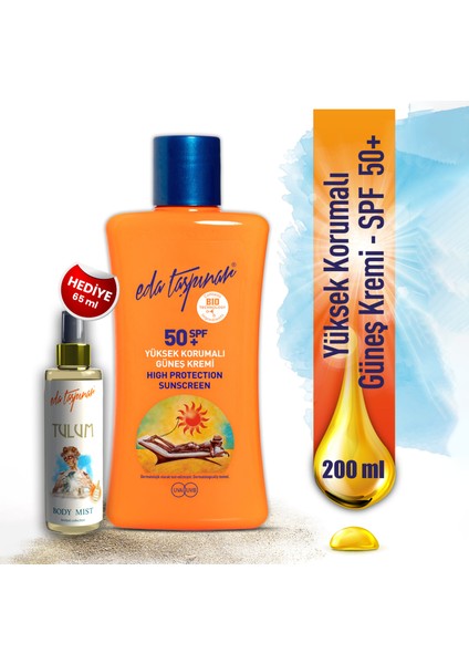 Eda Taşpınar Yüksek Korumalı Güneş Kremi SPF 50+ 200 ml