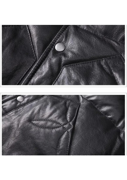 Şişme Yelek Kuzu Derisi Dar Kesim Siyah Renk modelleri