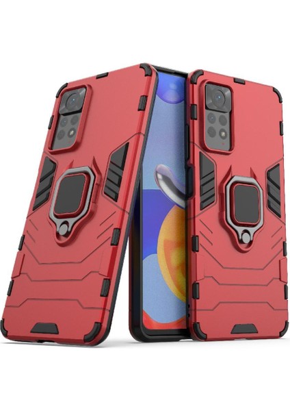 Xiaomi Redmi Için Not 11 Pro 360 &deg; Dönen Halka Darbeye Kapak Damla (Yurt Dışından)