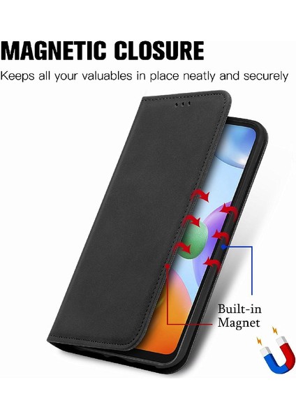 Redmi 10C Flip Kapak Için Basit Iş Deri Kılıf Cüzdan (Yurt Dışından) fırsatları