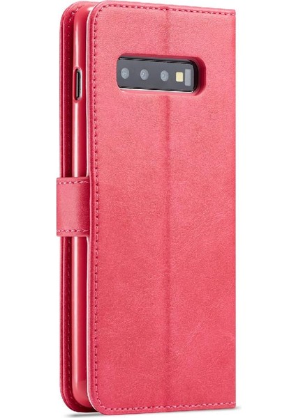 Samsung Galaxy S10 Buzağı Doku ile Yatay Çevir Deri Kılıf (Yurt Dışından) modelleri