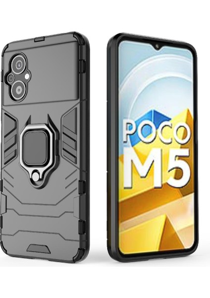 Xiaomi Poco M5 4g Kickstand 360 &deg; Dönen Halka Askeri Damla Kapak (Yurt Dışından) fiyatları