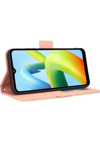 Xiaomi Redmi A2 Artı Ayarlanabilir Ayrılabilir Kart Tutucu Manyetik Kapatma Deri Cüzdan Kapak (Yurt Dışından)