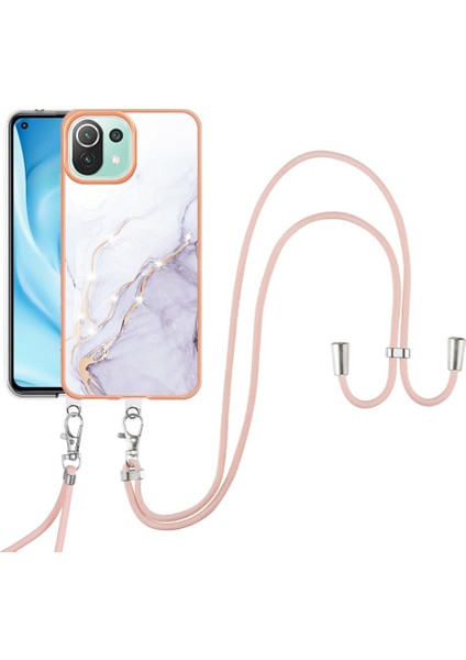 Xiaomi 11 Lite Için Crossbody Kordon Askısı Tampon Anti-Scratch Yumuşak (Yurt Dışından) modelleri