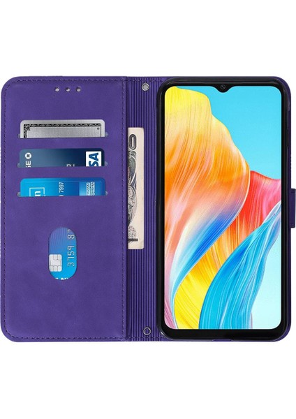 Oppo A38 4g Için Kılıf Pu Deri Cüzdan Kapak Çevirin Folio Kitap Koruyucu (Yurt Dışından) modelleri