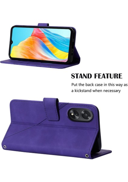 Oppo A38 4g Için Kılıf Pu Deri Cüzdan Kapak Çevirin Folio Kitap Koruyucu (Yurt Dışından) fırsatları
