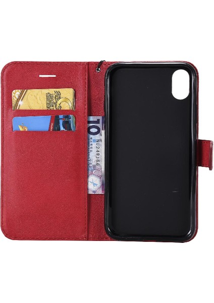 Iphone Xr Iş Cüzdan Telefon Kılıfı Için Flip Case Yüksek Kalite Deri (Yurt Dışından) indirimleri