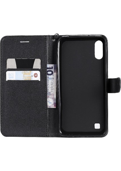 Kart Yuvası ile Samsung Galaxy M10 Için Flip Case Iş Cüzdan Telefon Kılıfı (Yurt Dışından) indirimleri