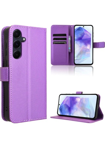 Samsung Galaxy Case 5g Kickstand Kart Tutucu Kapak Manyetik Cüzdan (Yurt Dışından)