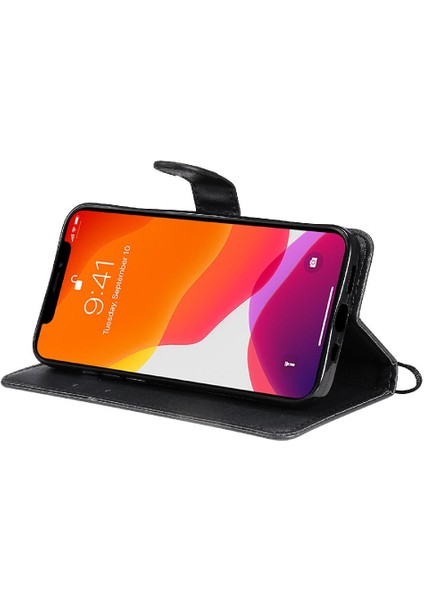 Kart Yuvası Iş Cüzdan ile iphone 14 Klasik Düz Renk Için Flip Case (Yurt Dışından) fırsatları