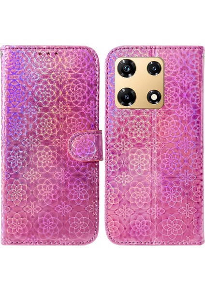 Infinix Not 30 Pro Case Premium Pu Deri Kart Yuvası ile Uyumlu (Yurt Dışından)