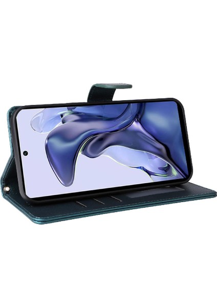 Xiaomi 11T/11T Pro Için Flip Case Deri Kılıf Kapak Darbeye (Yurt Dışından)