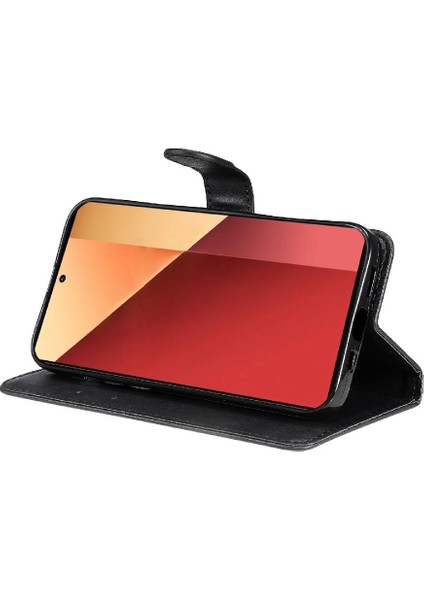 Xiaomi Poco M6 Pro 4g Için Flip Case Kart Yuvası ile Klasik Düz Renk (Yurt Dışından) fırsatları