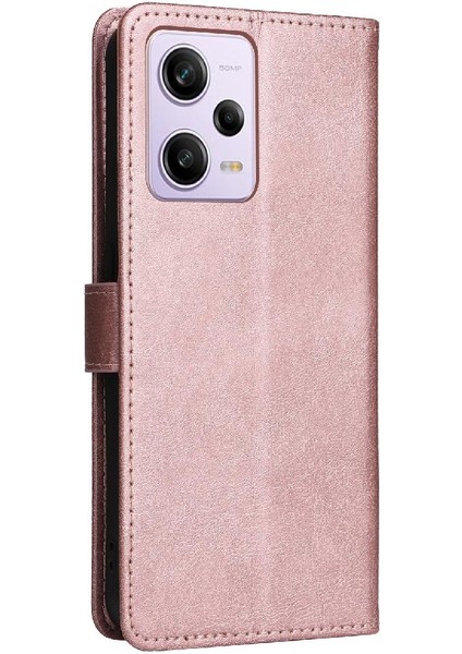 Xiaomi Poco X5 Pro 5g Için Flip Case Klasik Düz Renk Iş Cüzdan (Yurt Dışından)