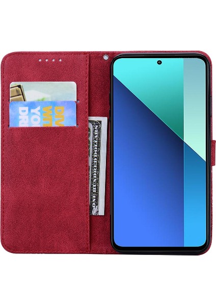 Xiaomi Redmi Için Not 13 Pro 4g Flip Telefon Kılıfı Kickstand Koruyucu (Yurt Dışından)
