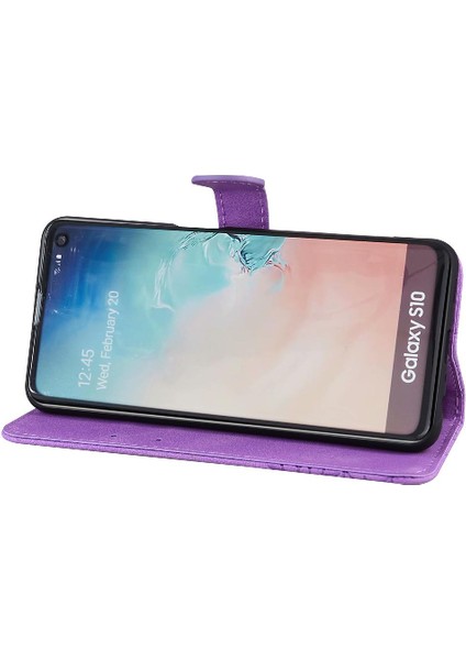 Samsung Galaxy S10 Flip Telefon Kılıfı Deri Cüzdan Kickstand (Yurt Dışından) indirimleri