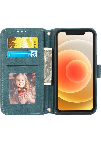 Iphone 13 Için Flip Case Pro Manyetik Kapatma Kickstand Pu Deri Cüzdan (Yurt Dışından) indirimleri